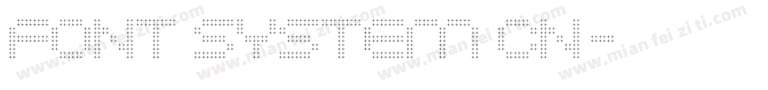 Font System CN字体转换